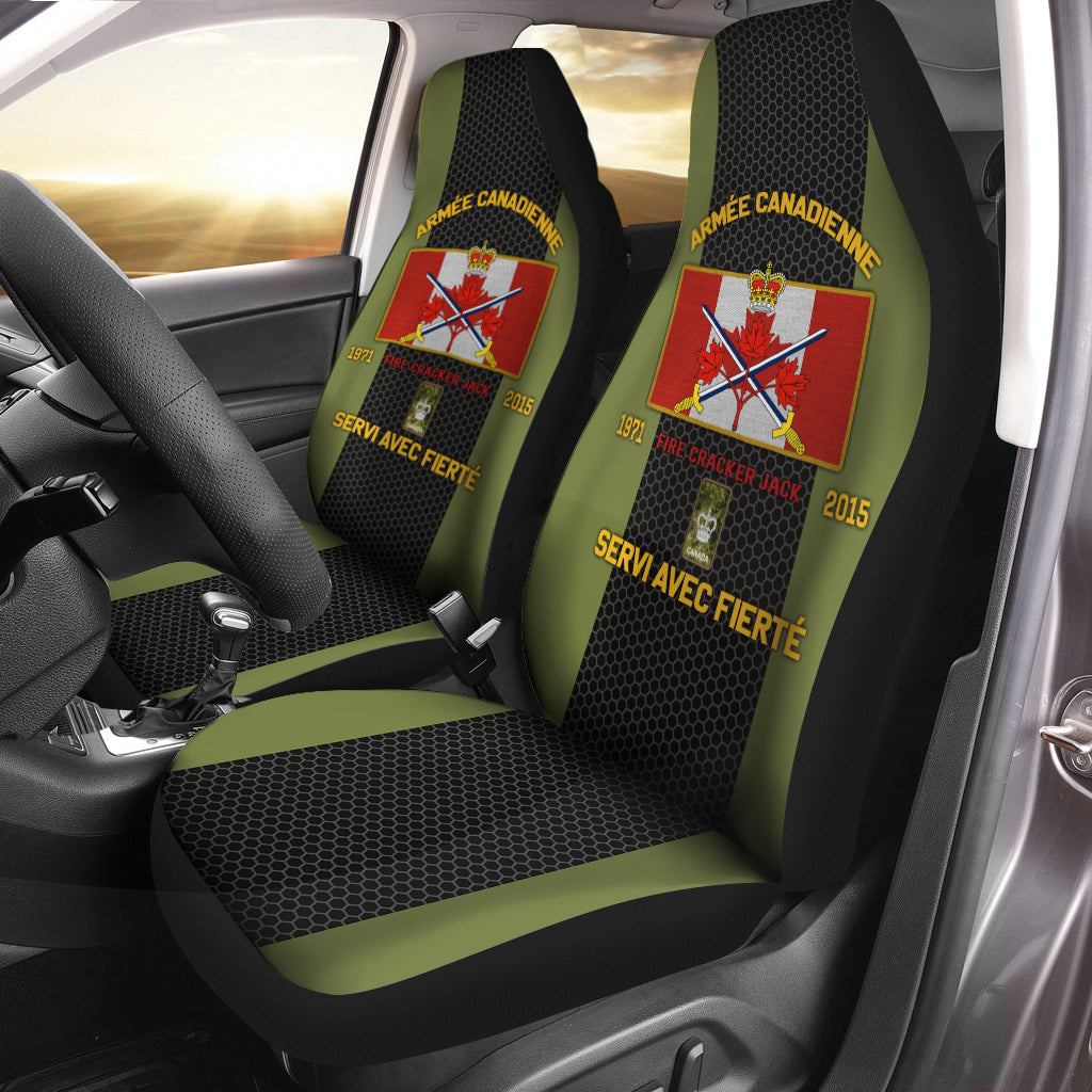 Personalized Canada Soldier/ Veteran Camo With Name, Year And Rank Car Seat Covers 3D Printed - 17427744 (TCHAKAZULU1870)