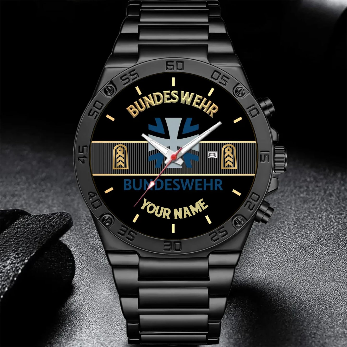 Mockup Gentleman Stainless Steel Watch co2py