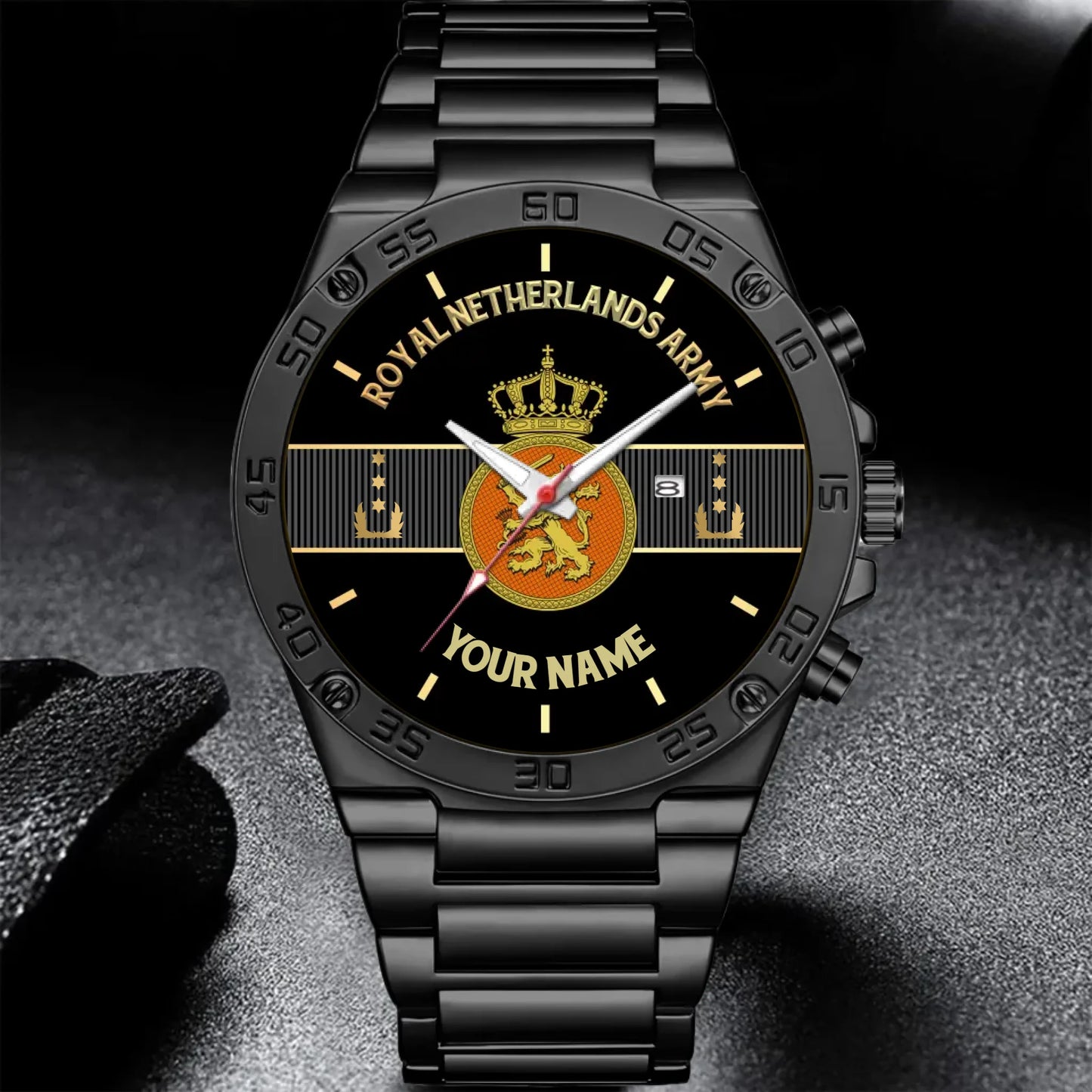 Mockup Gentleman Stainless Steel Watch co2py