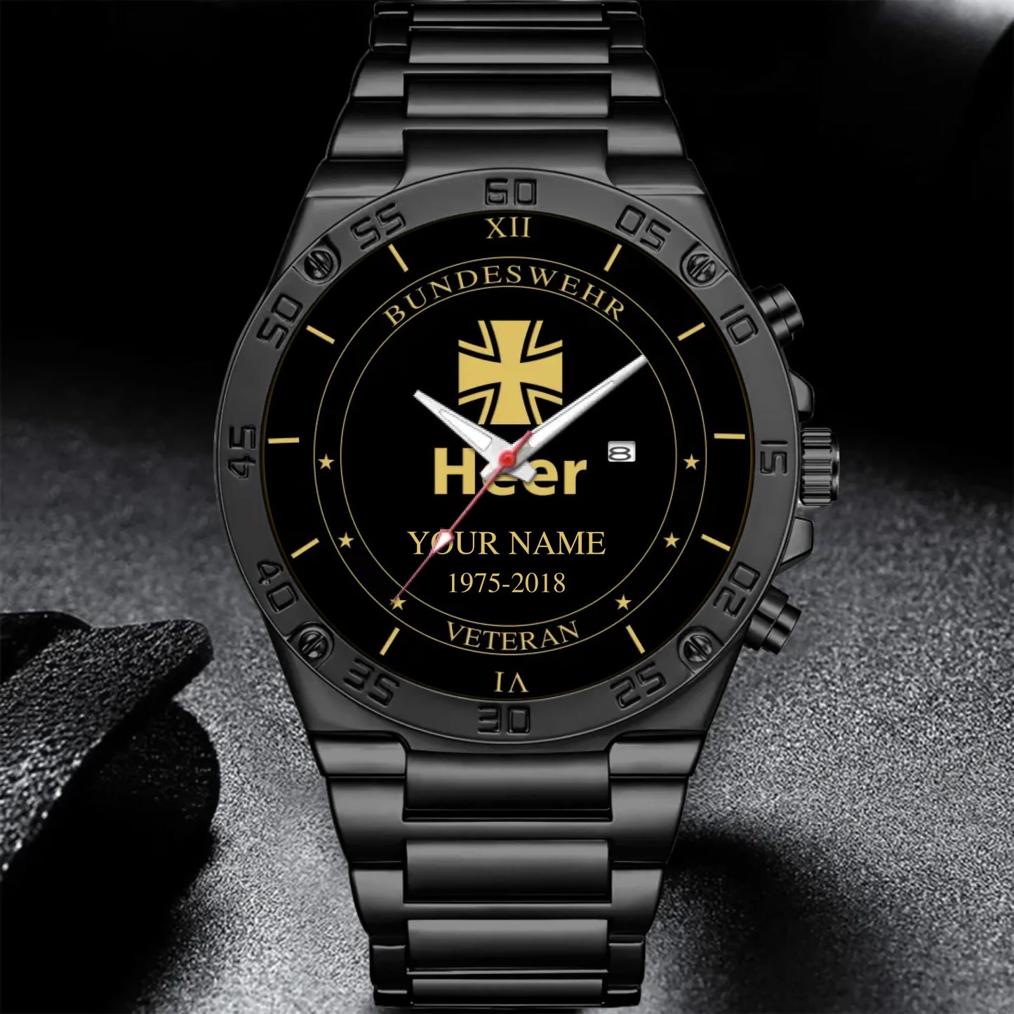 Mockup Gentleman Stainless Steel Watch co2py
