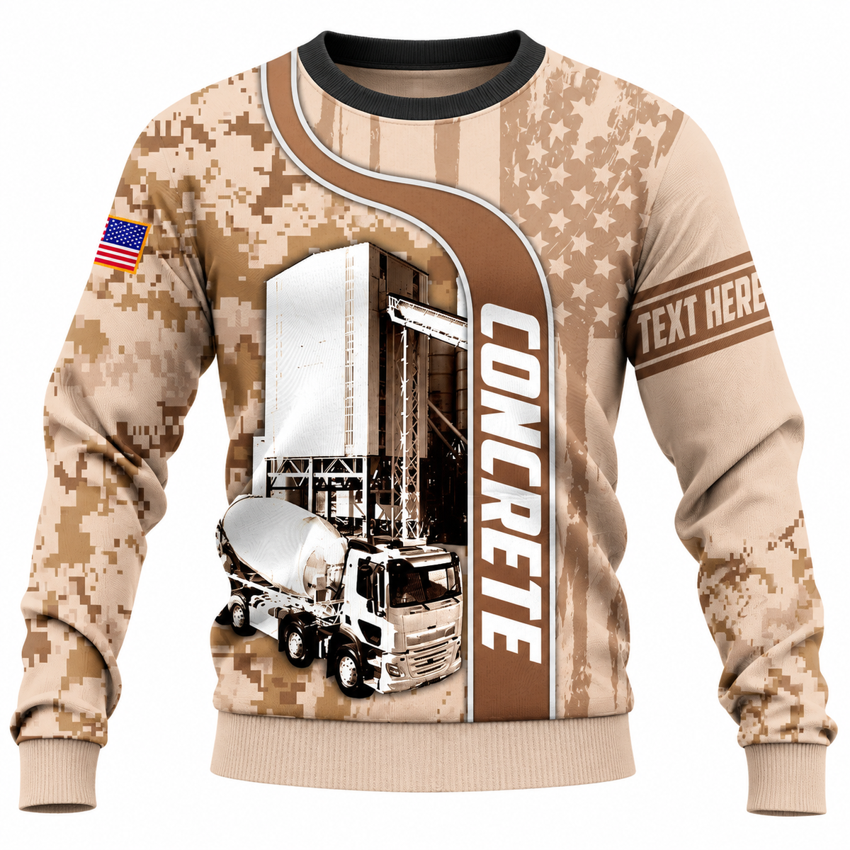 Sweatshirt - matching personalized product design - front view
