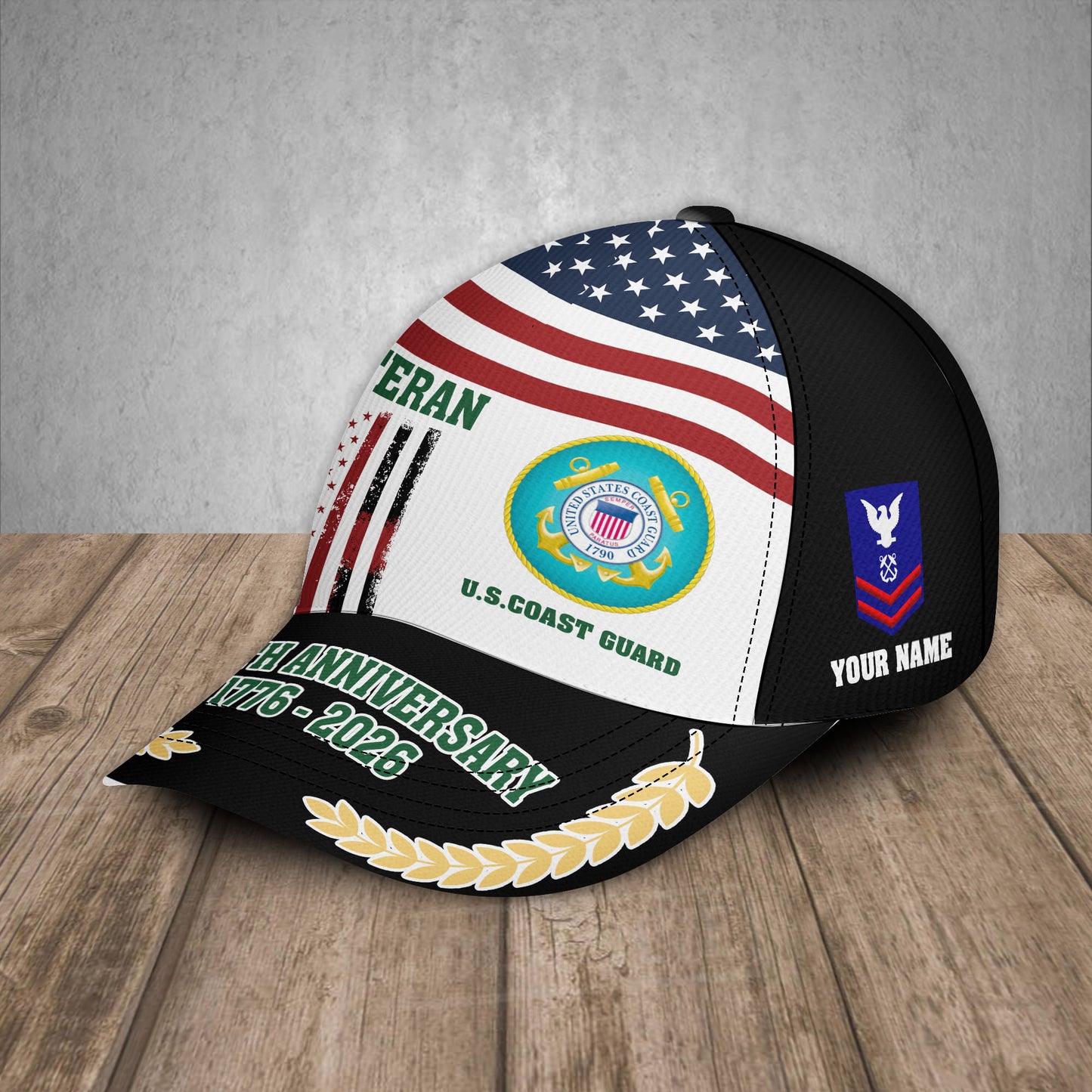 Casquette à imprimé intégral de l'armée américaine