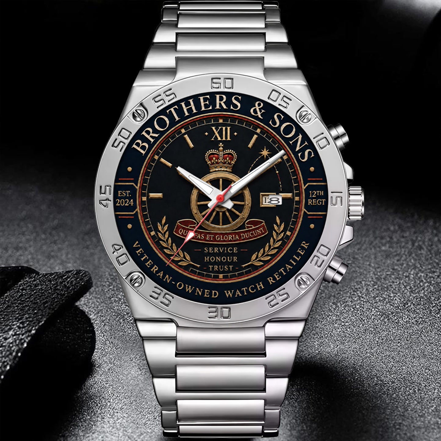 Personalized Gentleman Stainless Steel Watch – Philip Hector