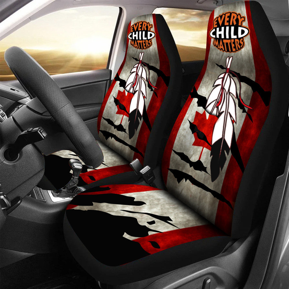Every Child Matters Car Seat Covers Canada Flag Merchandise Amazing Customize