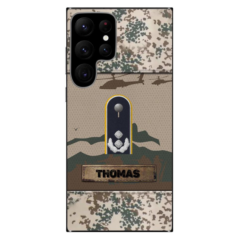 Personalized Germany Soldier/Veterans Phone Case Printed - 1677369602