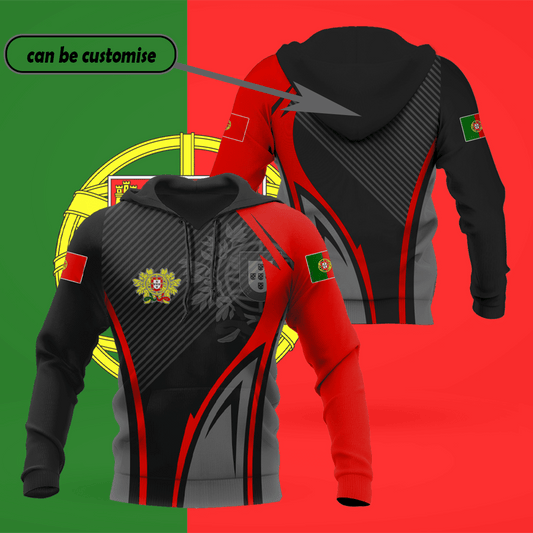 Customize Portugal Free Fire And Coat Of Arms Unisex Adult Shirts