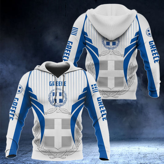 Greece Coat Of Arms Special Form Unisex Adult Hoodies