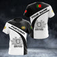 Custom Name Portugal Coat Of Arms Black And White Unisex Adult Shirts