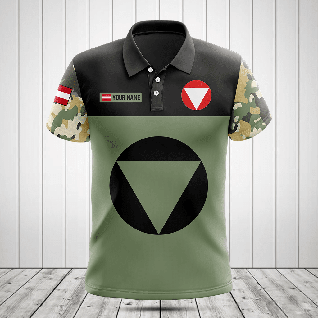 Customize Austrian Army Black Symbol Shirts