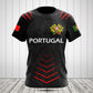 Customize Portugal Coat Of Arms Claws Scratches Shirts