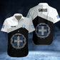 Customize Greece Black And White Shirts
