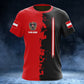 Customize Austria Flag Half Black Shirts