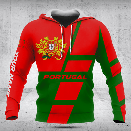 Customize Portugal Flag Green Shirts