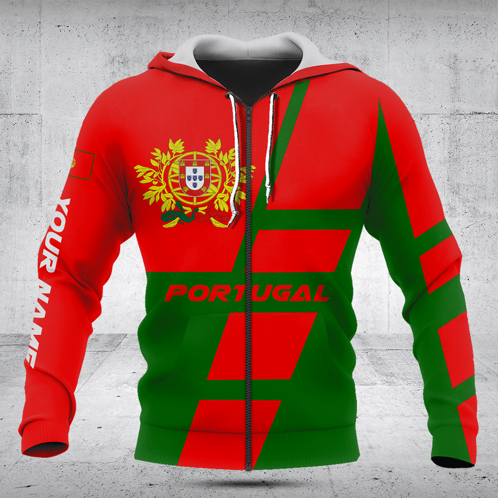 Customize Portugal Flag Green Shirts