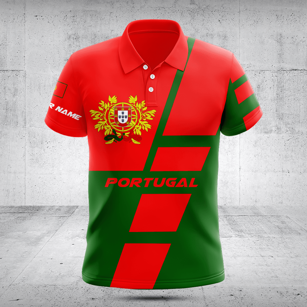 Customize Portugal Flag Green Shirts