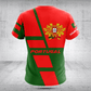 Customize Portugal Flag Green Shirts