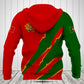 Customize Portugal Flag Scratch 3D Shirts