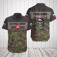 Customize Slovakia Army Camo Skull Shirts And Jogger Pants