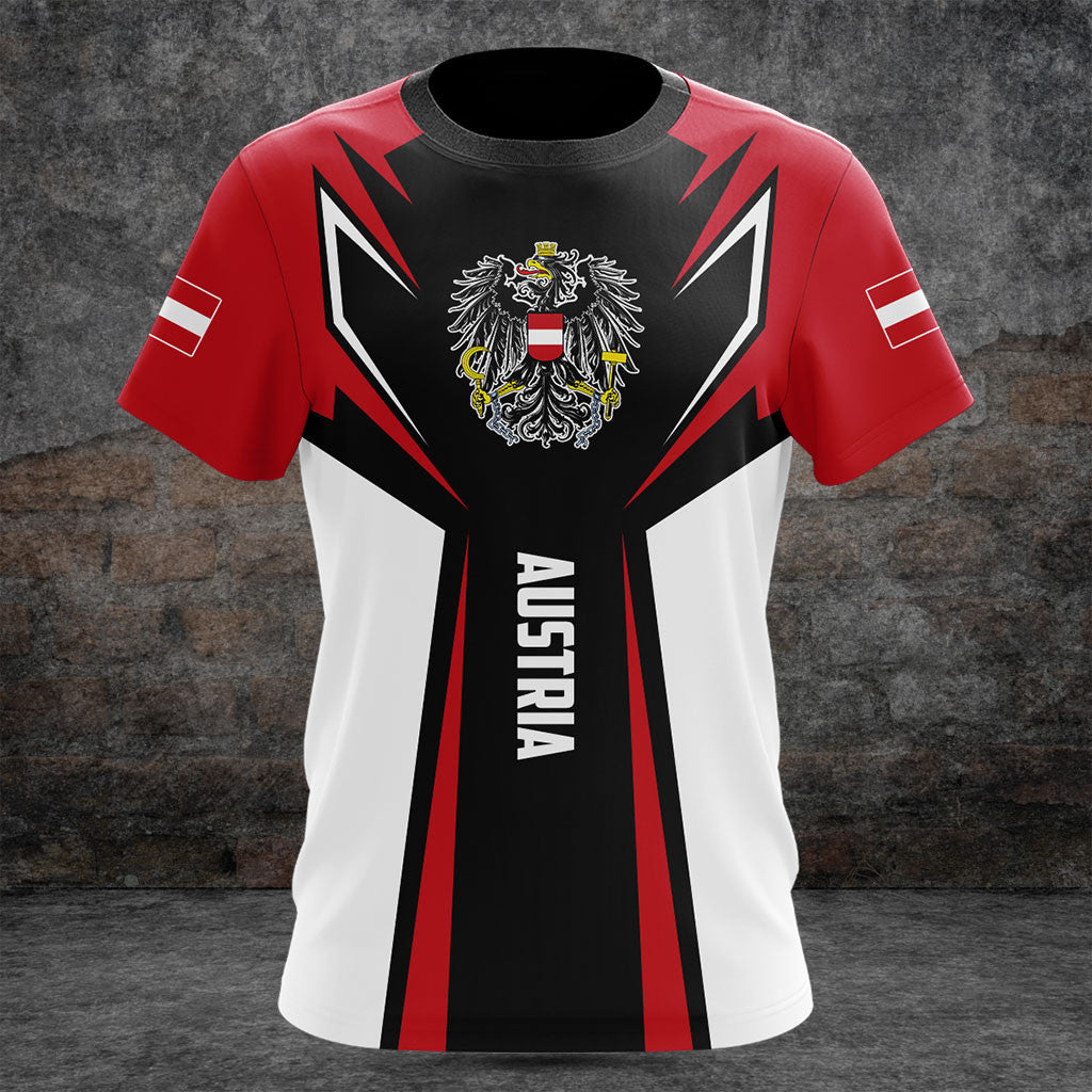 Customize Austria Flag Austria In My Heart Shirts