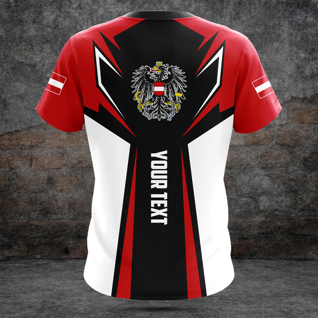 Customize Austria Flag Austria In My Heart Shirts