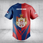 Customize Serbia Coat Of Arms Flag Arrow Shirts