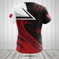 Customize Turkey Flag Lava Pattern Shirts