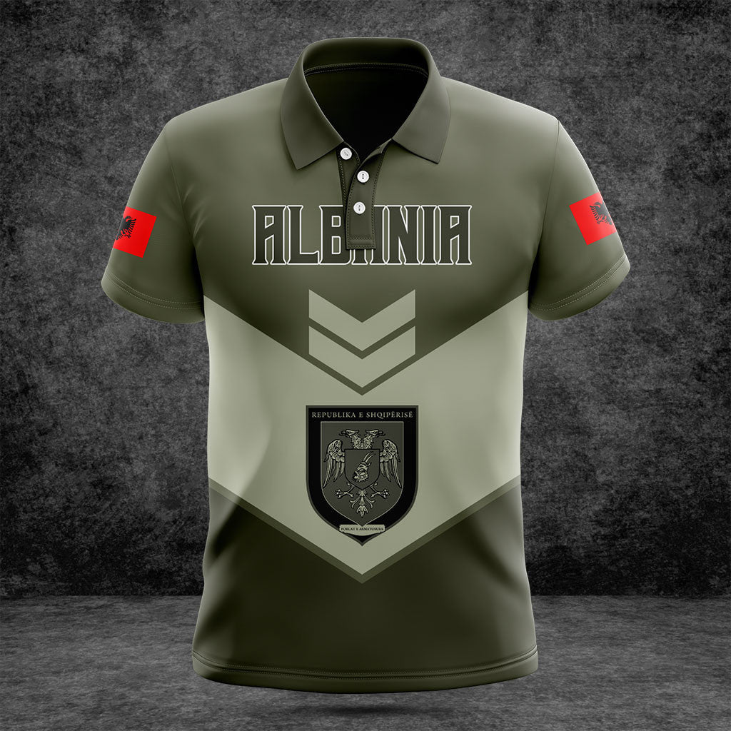 Customize Albania Army Olive Green Shirts