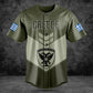 Customize Greece Army Olive Green Shirts