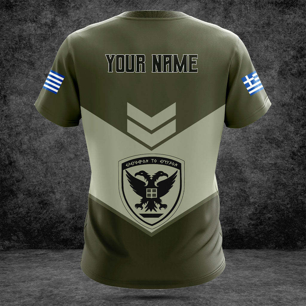 Customize Greece Army Olive Green Shirts