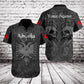 Customize Albania Skull Knitted Texture Shirts