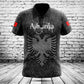 Customize Albania Skull Knitted Texture Shirts