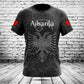 Customize Albania Skull Knitted Texture Shirts