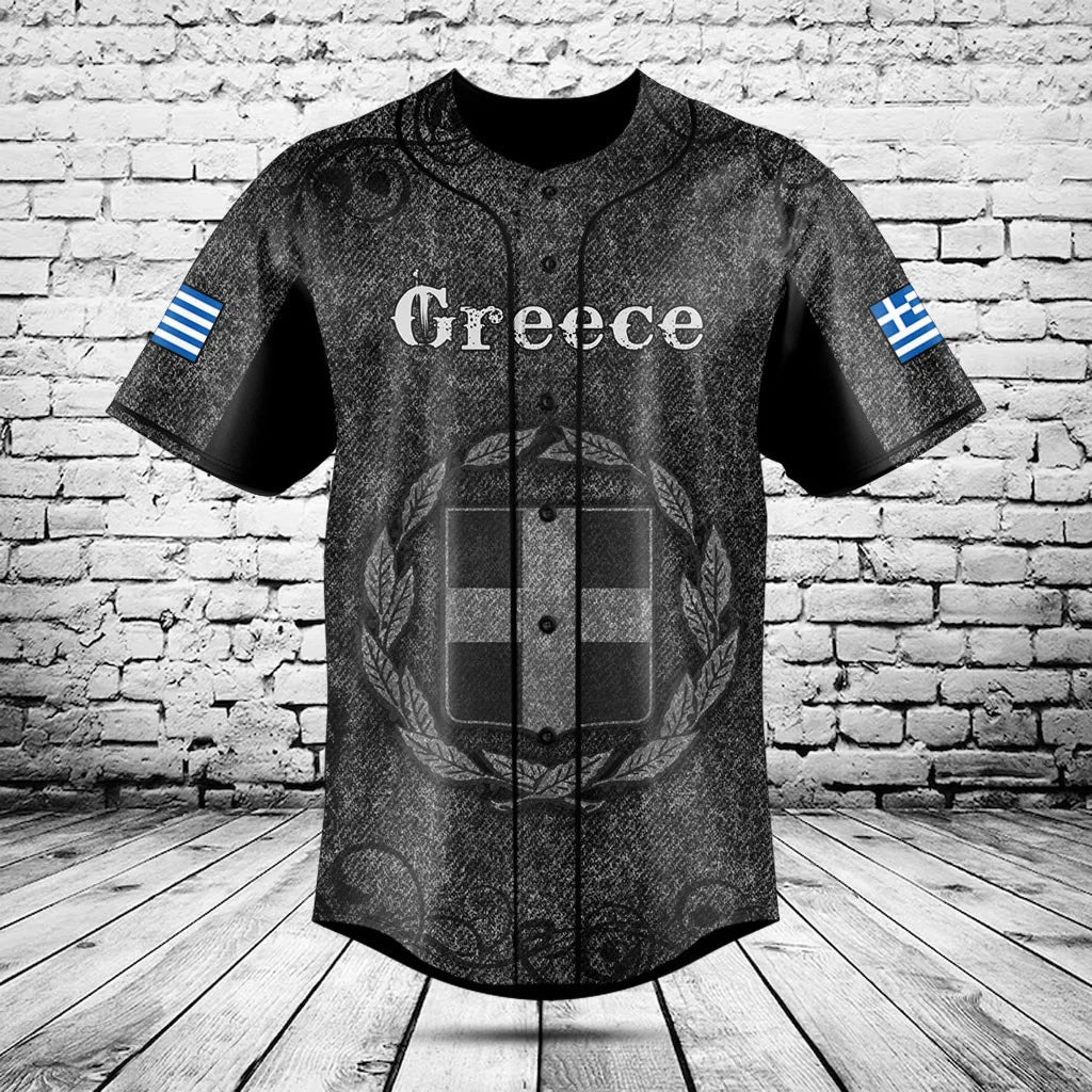 Customize Greece Skull Knitted Texture Shirts