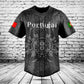 Customize Portugal Skull Knitted Texture Shirts