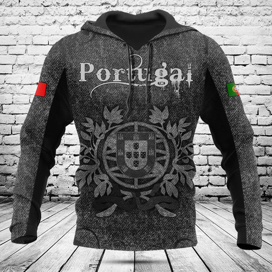 Customize Portugal Skull Knitted Texture Shirts