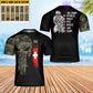 Personalized Swiss Soldier/ Veteran Camo With Name And Rank T-shirt 3D Printed - 1706745602