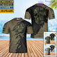 Personalized Finland Solider/ Veteran Camo With Name And Rank T-Shirt 3D Printed - 1706832001