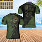 Personalized Swiss Solider/ Veteran Camo With Name And Rank T-shirt 3D Printed - 0102240002