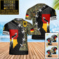 Personalized Germany Soldier/ Veteran Camo With Name And Rank T-Shirt 3D Printed - 1706918402