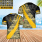 Personalized Austria Solider/ Veteran Camo With Name And Rank T-Shirt 3D Printed - 1705881602