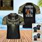Personalized Germany Soldier/ Veteran Camo With Name And Rank T-Shirt 3D Printed - 1706832001