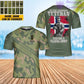 Personalized Norway Solider/ Veteran Camo With Name And Rank T-shirt 3D Printed - 2401240002