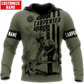 Personalized carpenter hoodie featuring vintage trade all-over print