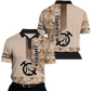 Personalized carpenter polo featuring brown camo all-over print