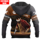 Personalized carpenter hoodie featuring brown diagonal band hand plane all-over print, back view