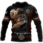 Personalized carpenter hoodie featuring dark woodworking tools all-over print