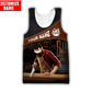 Personalized carpenter tank top featuring brown diagonal band hand plane all-over print