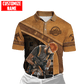 Carpenter polo featuring tan carpenter using circular saw all-over print