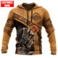 Carpenter hoodie featuring tan carpenter using circular saw all-over print