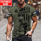 Personalized carpenter apparel featuring vintage olive trade all-over print